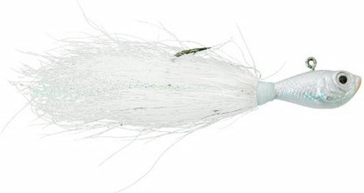 Spro Prime Bucktail Jigs Fluke (1/4oz - 8oz, Chart/Pink/Green/White)