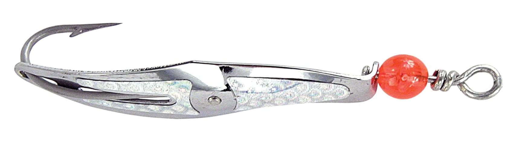 Clarkspoon Flashspoon 5/0 Hook, 3" Blade, #1 Silver w/ Silver Flash