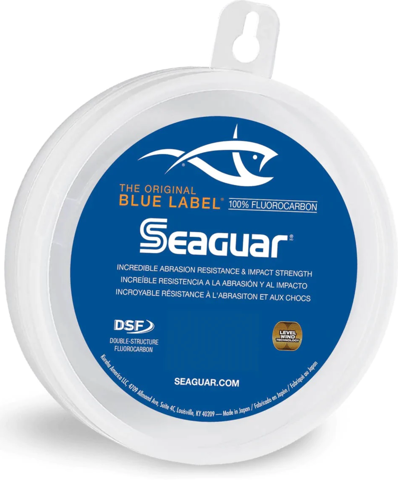 Seaguar Blue Label Fluorocarbon Leader Line (25, 50, 100yd)