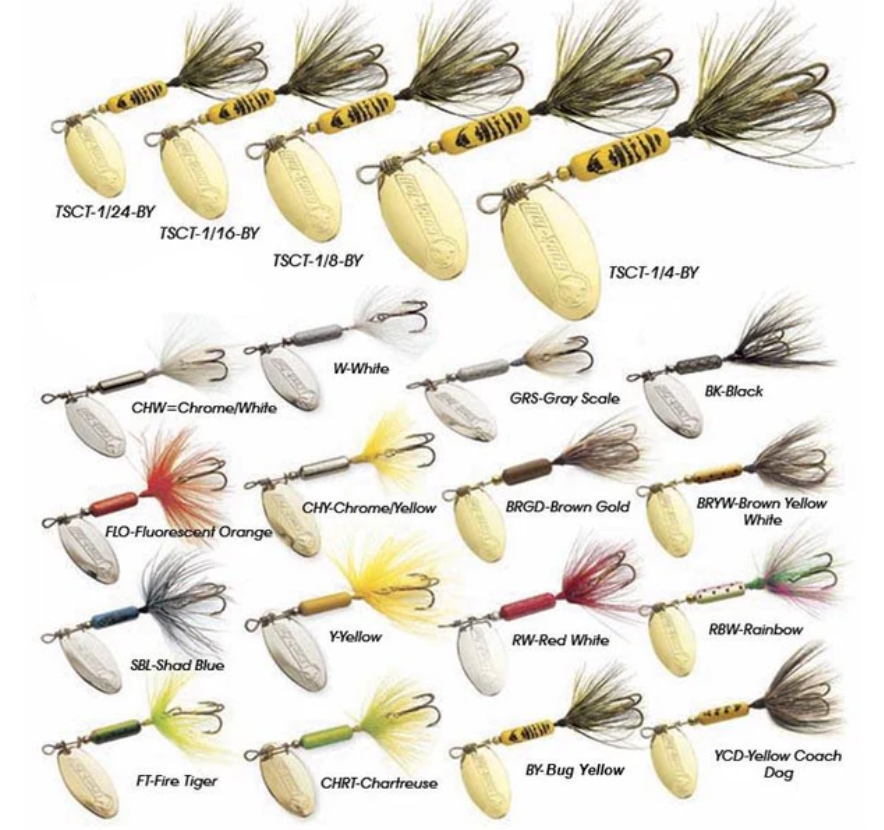 cock fishing lure Tsunami Cock-Tail Trout Spinner Lure