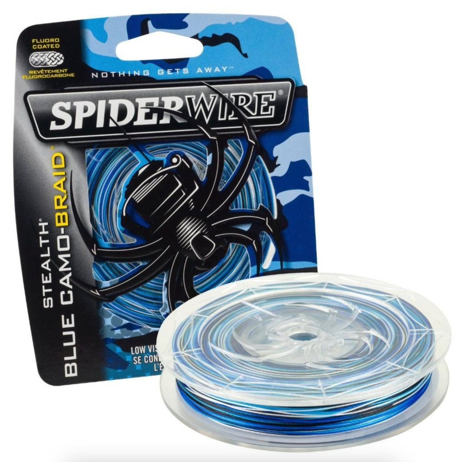 Spiderwire Stealth Blue Camo Braided Line 1500/3000 Yards
