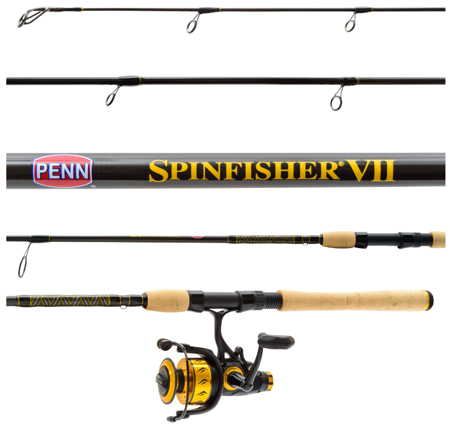 baitrunner live liner spinning combos Penn SSVII4500LL701M Spinfisher VII Live Liner Spinning Combo 7'