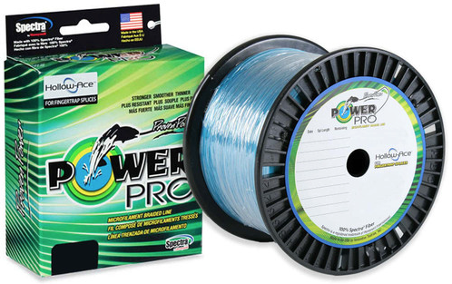 PowerPro Hollow Ace Fishing Line (80lb-130lb, 1500yd, Blue, White, Yellow)