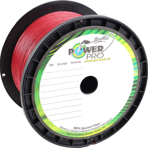 Power Pro Original Spectra Vermilion Red Braided Line (150,300,500,1500yd)