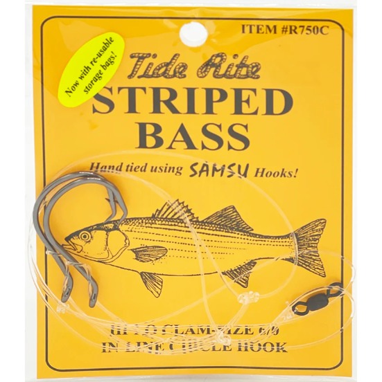 best hooks for striper fishing Tide Rite Striper Clam Hi-Lo 6/0 Circle