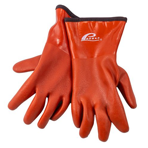Promar Insulated ProGrip Gloves, Orange, Large