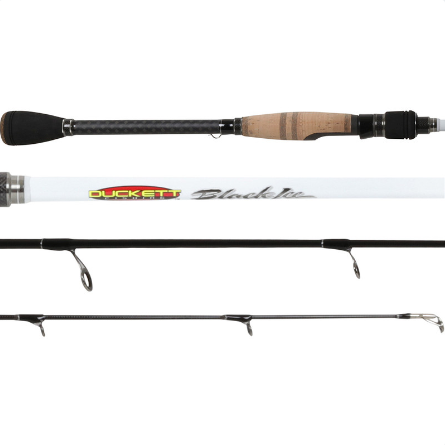 Duckett Fishing DFBI72M-S Black Ice 7'2
