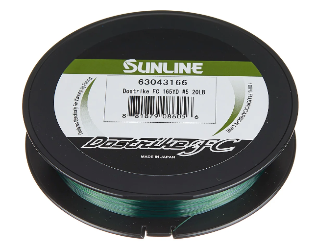 Sunline Dostrike FC 14lb 165yd, Metered Smoke/Dark Green