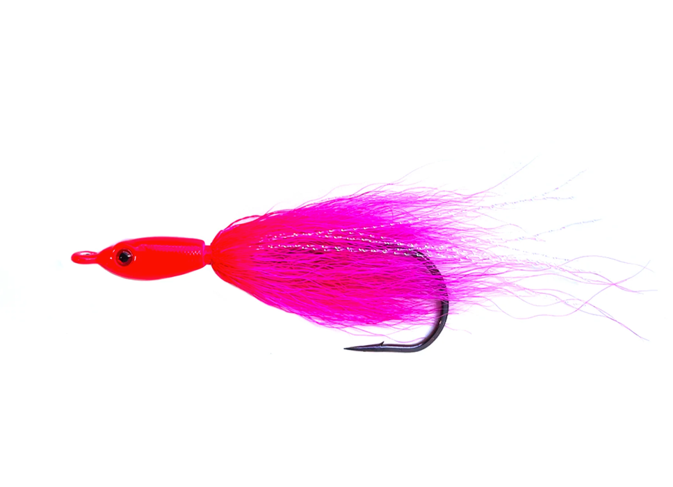 Jigging World Fluke Candy Teasers V2 with Bucktail (2pk, Assorted Colors)