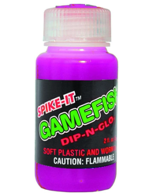 dye for soft plastic fishing lures Spike-It Dip-N-Glo Soft Plastic Lure Dye (Assorted Scents and Colors)