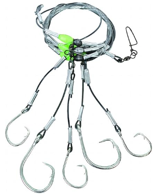 Calcutta Deep Drop Rig Saltwater Lure with Shank Circle Hook