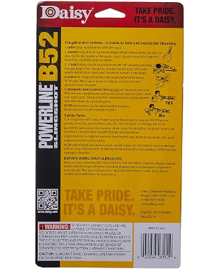 Daisy B52 Slingshot Trapped Blister