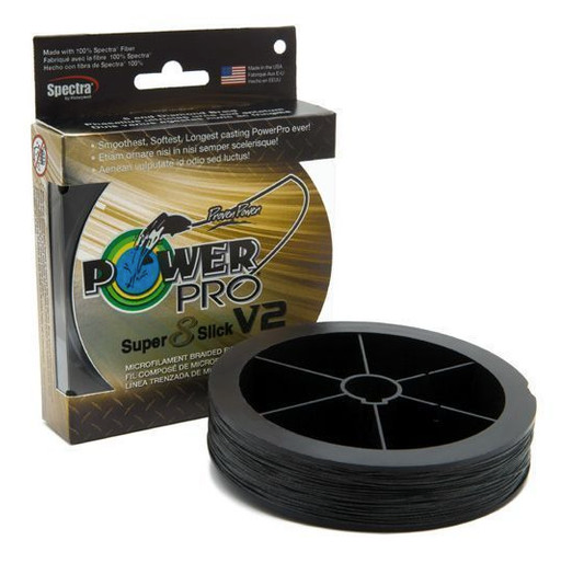 Power Pro Super Slick V2 8-Strand Braided Line Blue Green Hi-Vis Onyx 3000yd