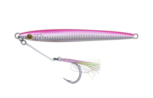 Hogy Sand Eel Jig with Teaser Assist Hook, Bubblegum Pink