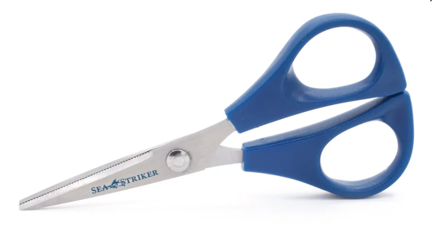 Sea Striker Braid Scissors 4"