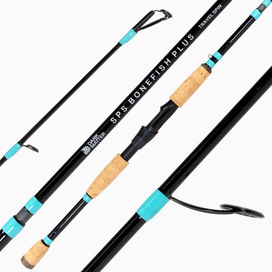 deep sea fishing poles silver fin 997 poles Dark Matter SPS Inshore Travel Spinning Rods