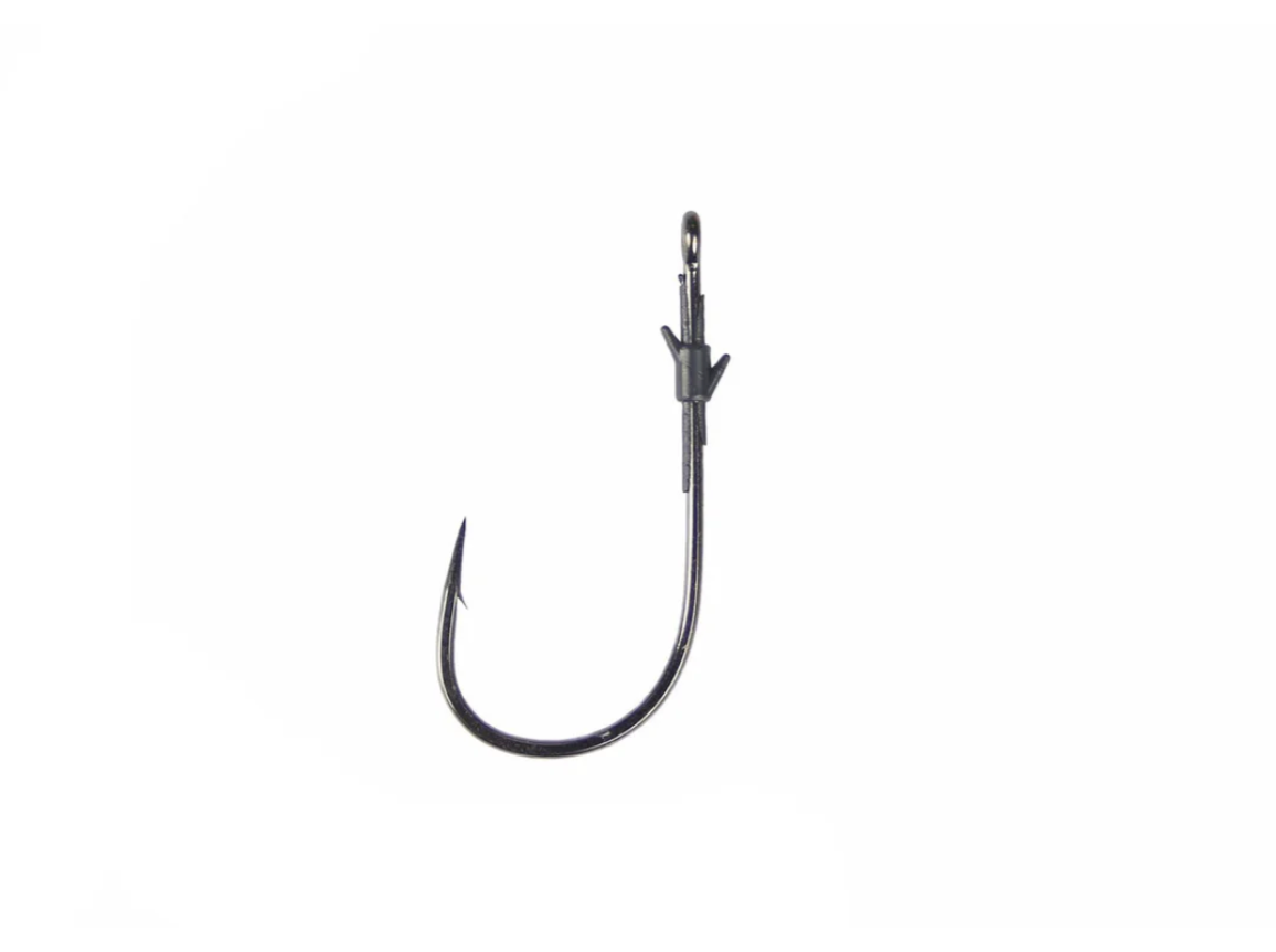 Jigging World Grub Holder Hooks with Grip Pin, 4/0 5pk