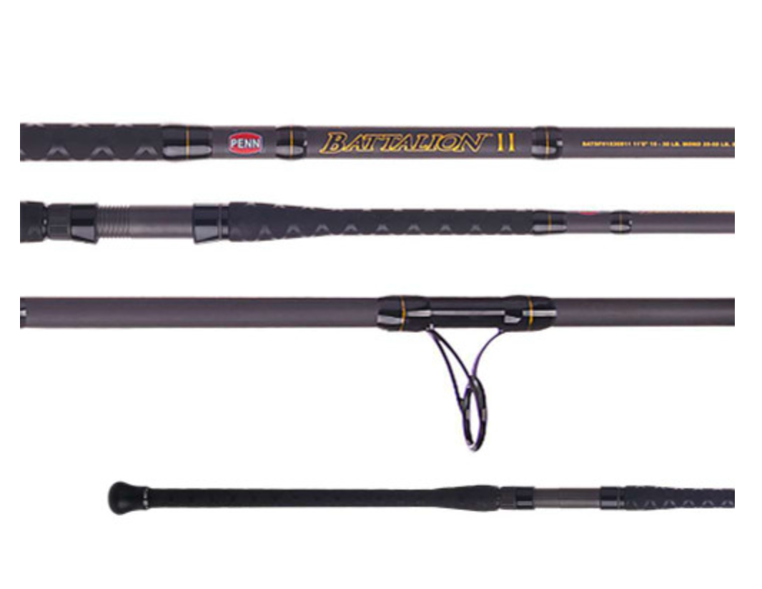 Penn BATSFII1220S90 Battalion II Surf Spinning Rod 9' 2pc