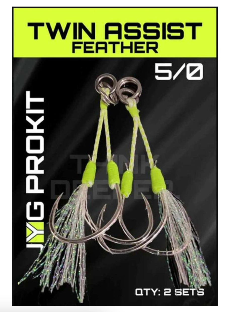 Jyg Pro Twin Assist Feather 4/0