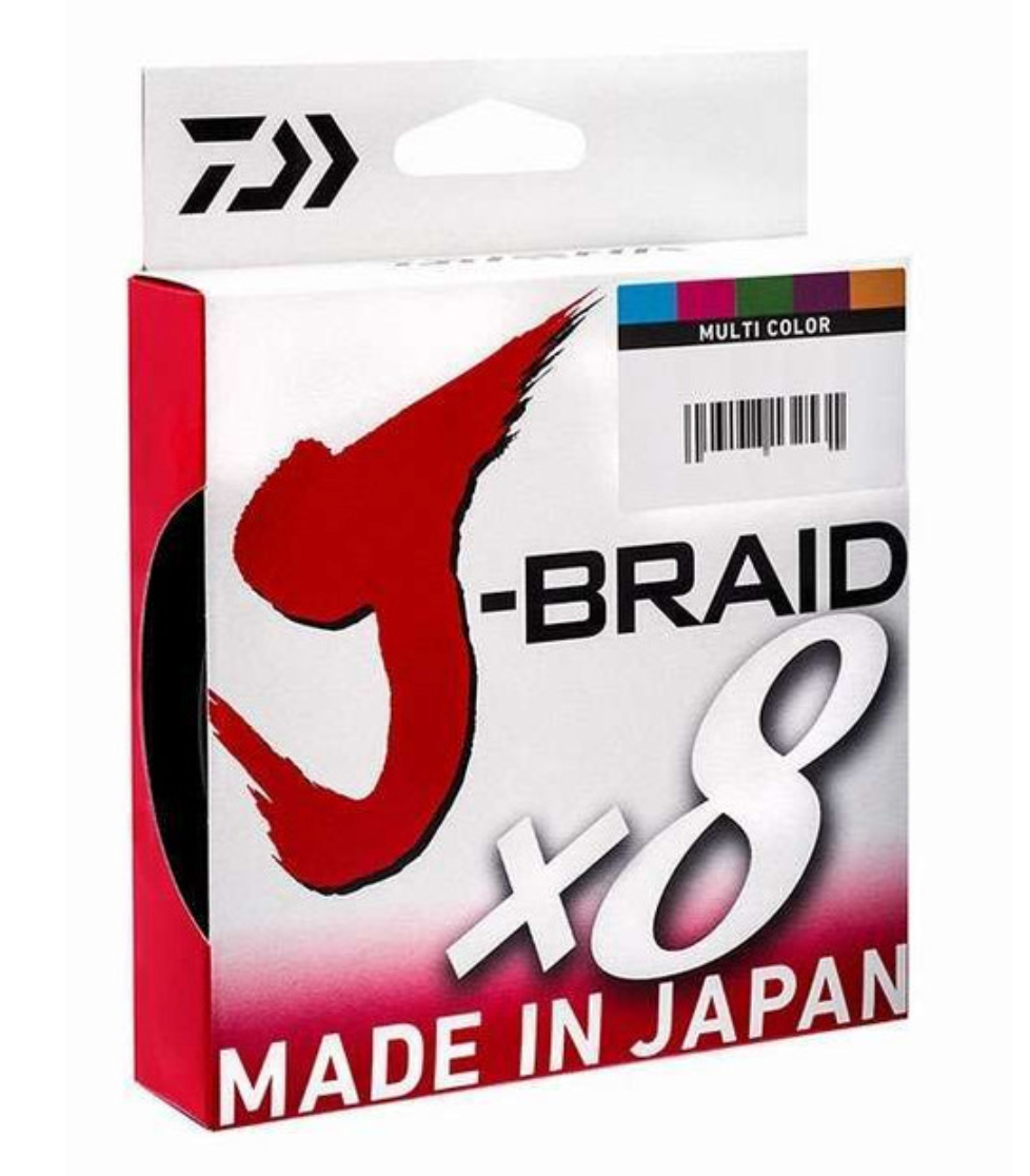Daiwa J-Braid x8 8 Strand Braided Line (328, 548, 3300 Yards)