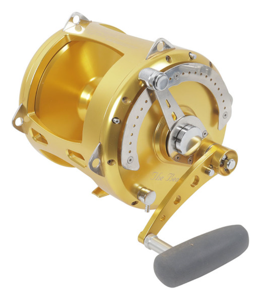 Avet T-RX 130 2-Speed Lever Drag Big Game Reel, Gold