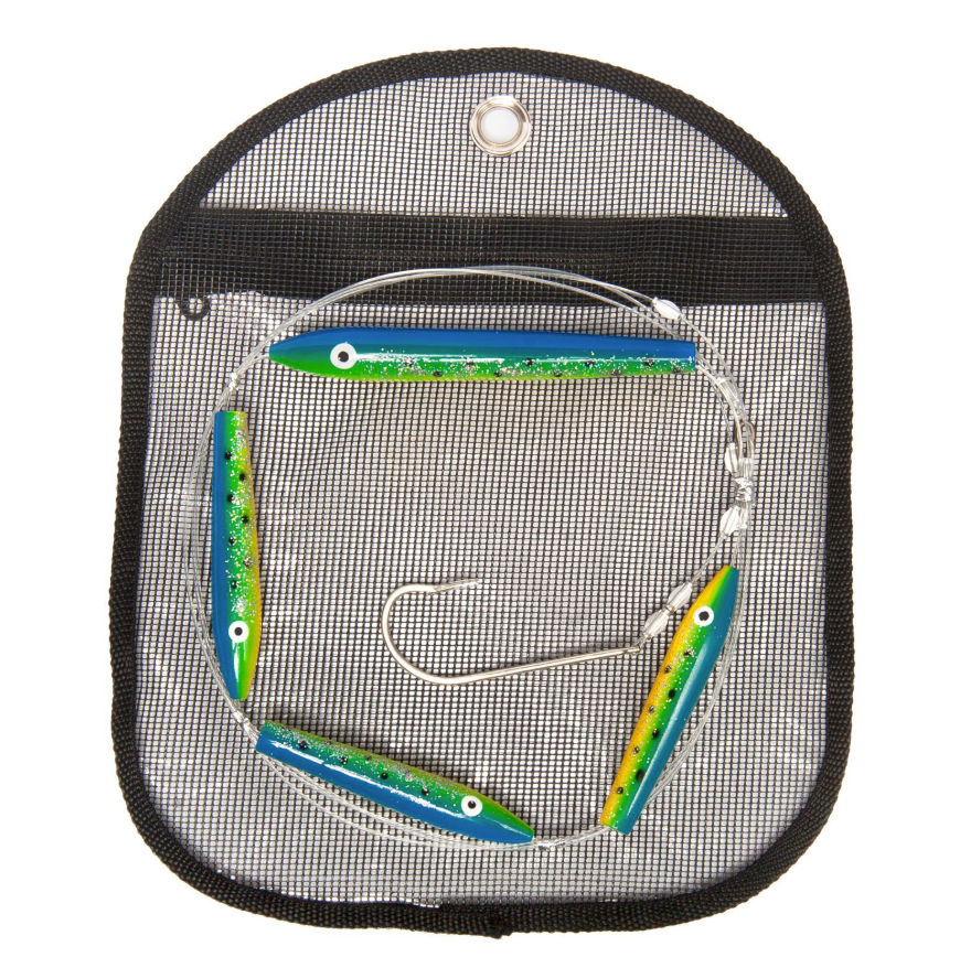 Sea Striker Daisy Chain 3 4" Cedar Plugs, 1 6" Cedar Plug