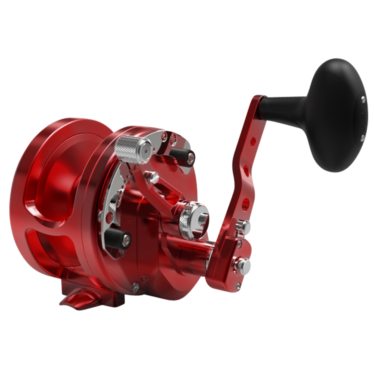 Avet HXJ 5/2 MC Raptor Two-Speed Lever Drag Casting Reel, Red