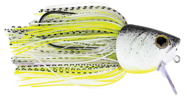 G-Ratt Fighting Fish, Chatreuse Shad, 3/4 Oz, 4"