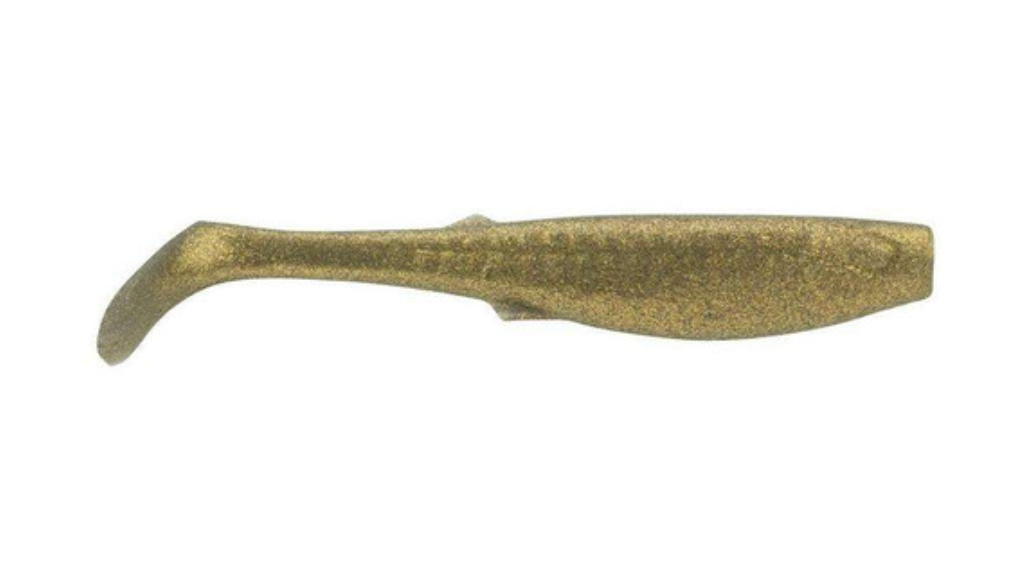 Berkley Gulp! Saltwater Paddleshad (4", 4pk, Fools Gold)