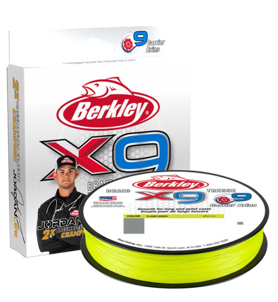 Berkley Jordan Lee x9 Braided Fishing Line Superline