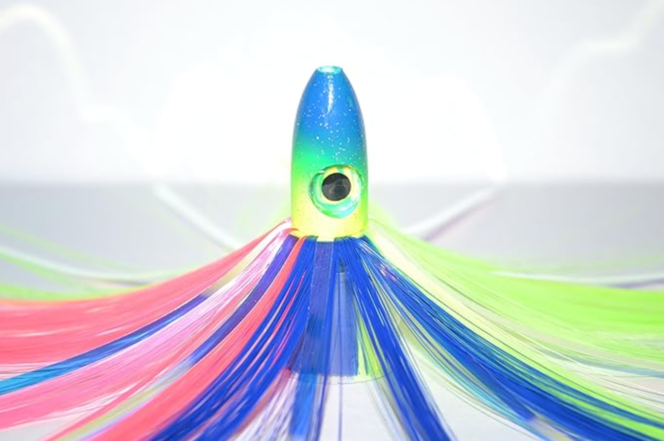 Blue Water Candy 59001 Tweener Jag 8", 1 3/4 oz, Pink/Chartreuse/Blue