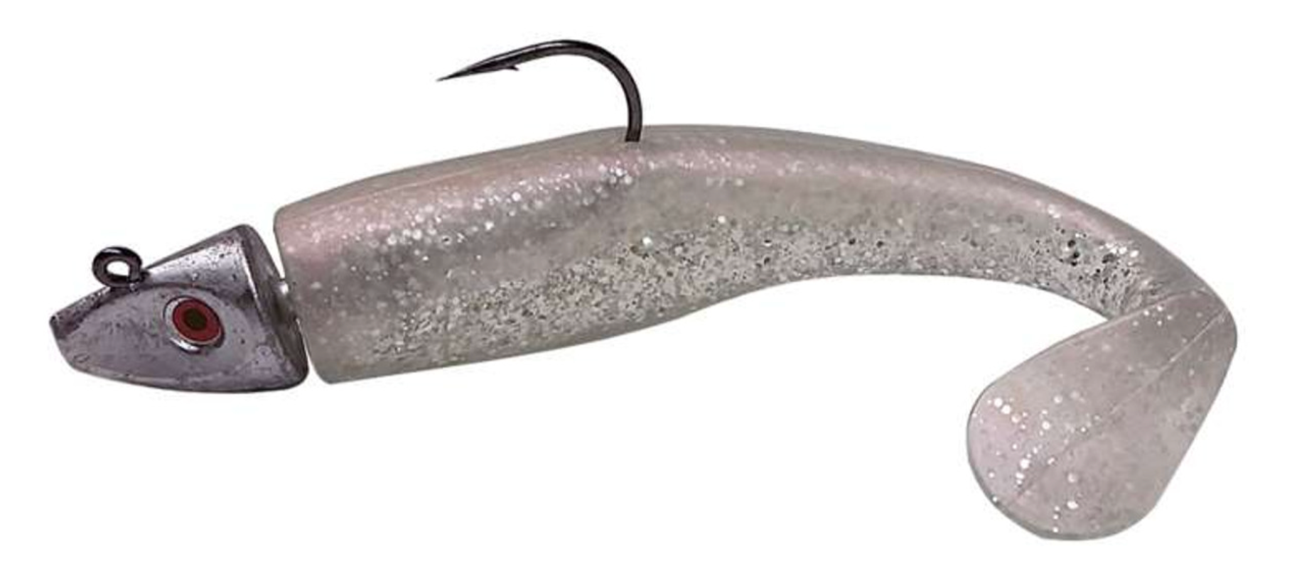 Al Gag's Lures Whip-It Fish Rigged, (1 Head/2 Tails)
