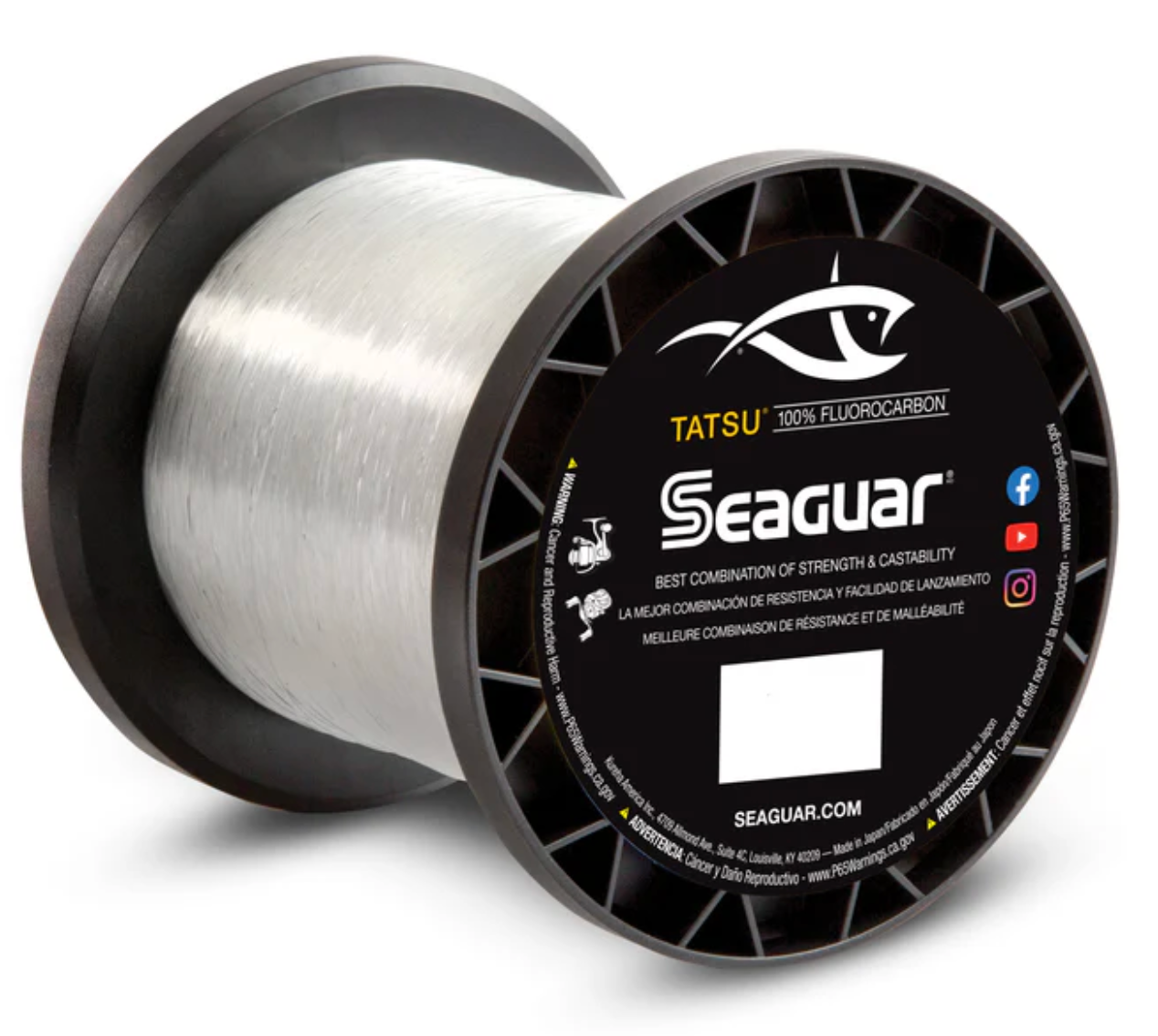 Seaguar Tatsu 100% Fluorocarbon Main Line 1000yd