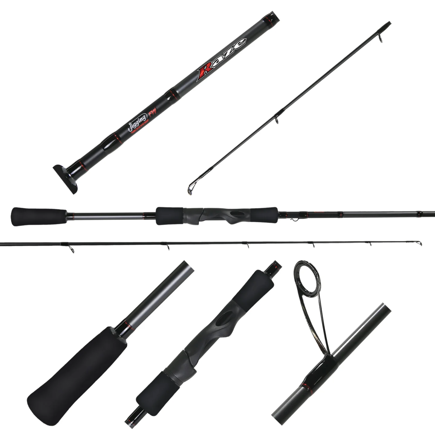Jigging World Raze Spinning Rods