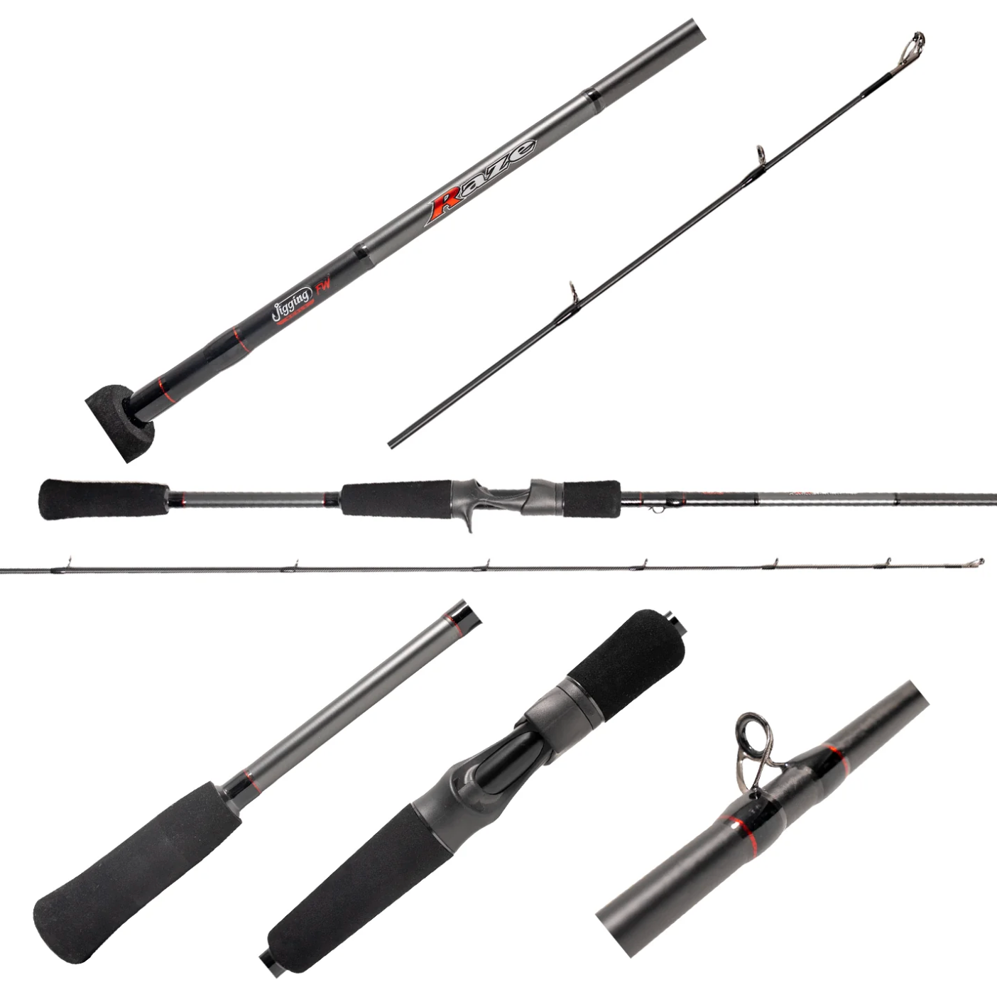 Jigging World Raze Casting Rods
