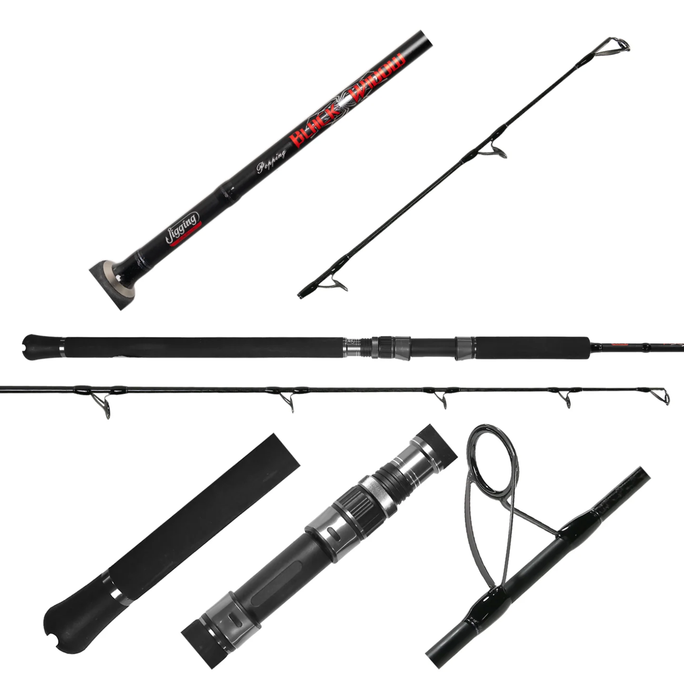 Jigging World Black Widow 2.0 Popping Rods