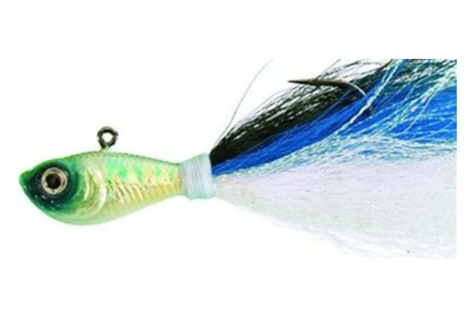 Spro Prime Bucktail Jigs Fluke (1/4oz - 8oz, Chart/Pink/Green/White)