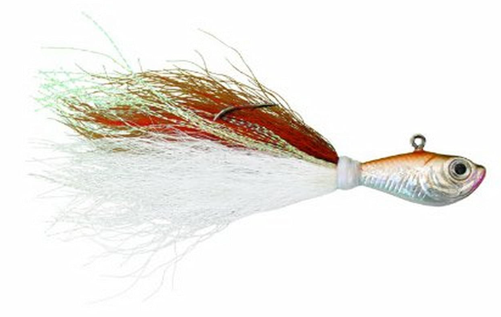 Spro Prime Bucktail Jigs Fluke (1/4oz - 8oz, Chart/Pink/Green/White)