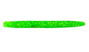 169 - Chartreuse w/Green & Chartreuse Flake / 4" (10pk)