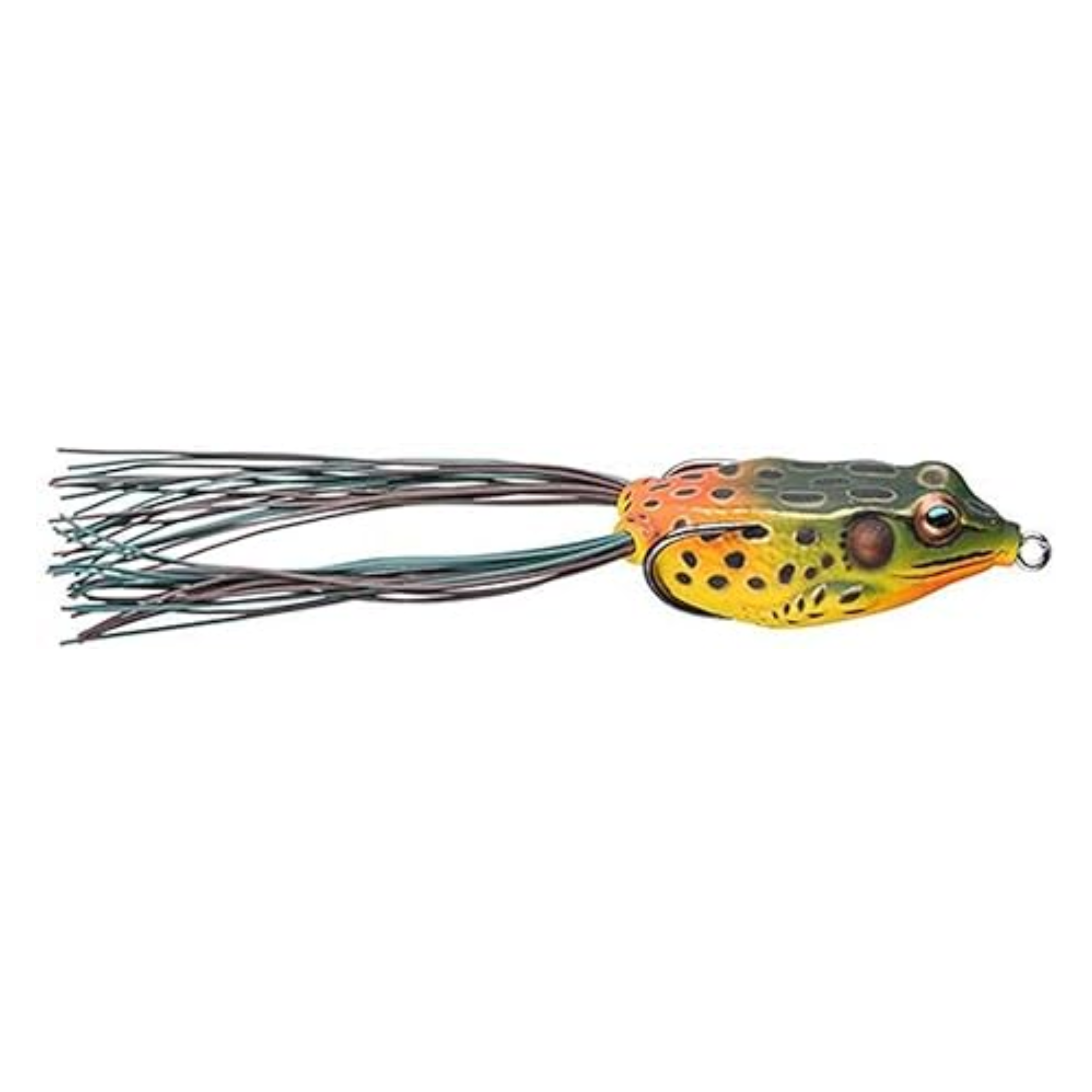 LiveTarget Frog Hollow Body Topwater Lure, 2 5/8", 2/0, Emerald/Red
