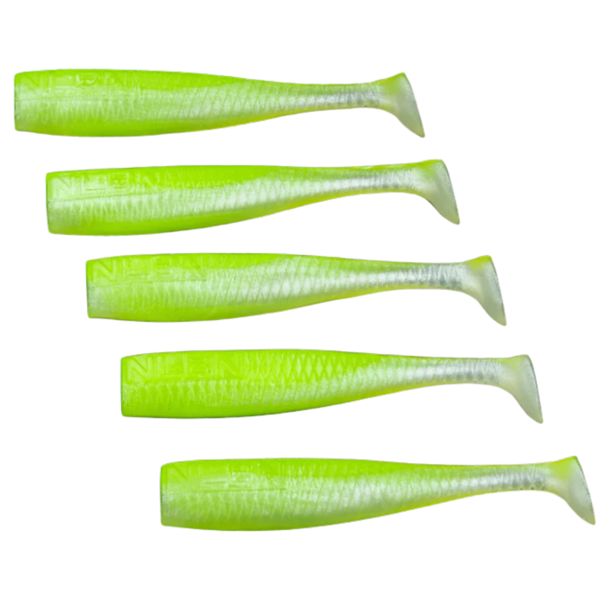 No Live Bait Needed Paddle Tail, 3.75"
