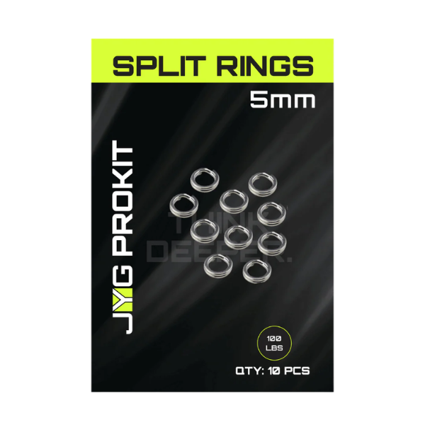 JYG Pro SS Split Rings 10pk