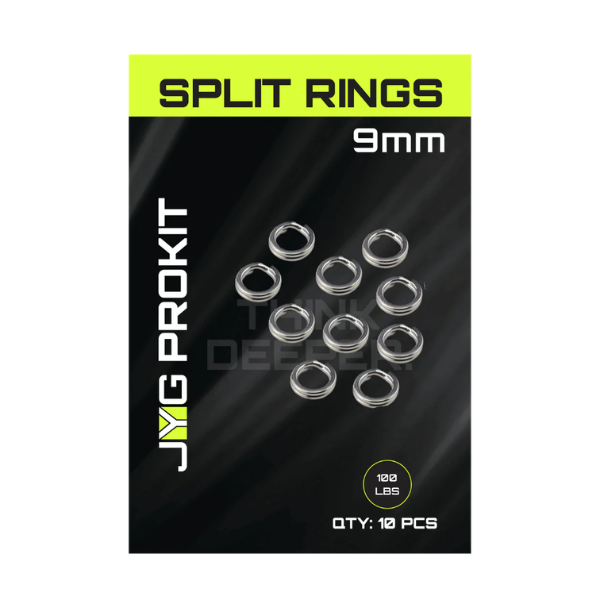 JYG Pro SS Split Rings 10pk