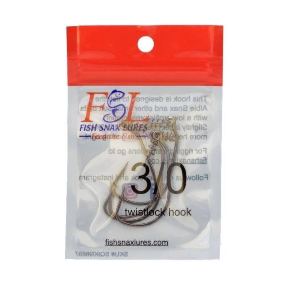 Fish Snax Lures Twistlock Hooks