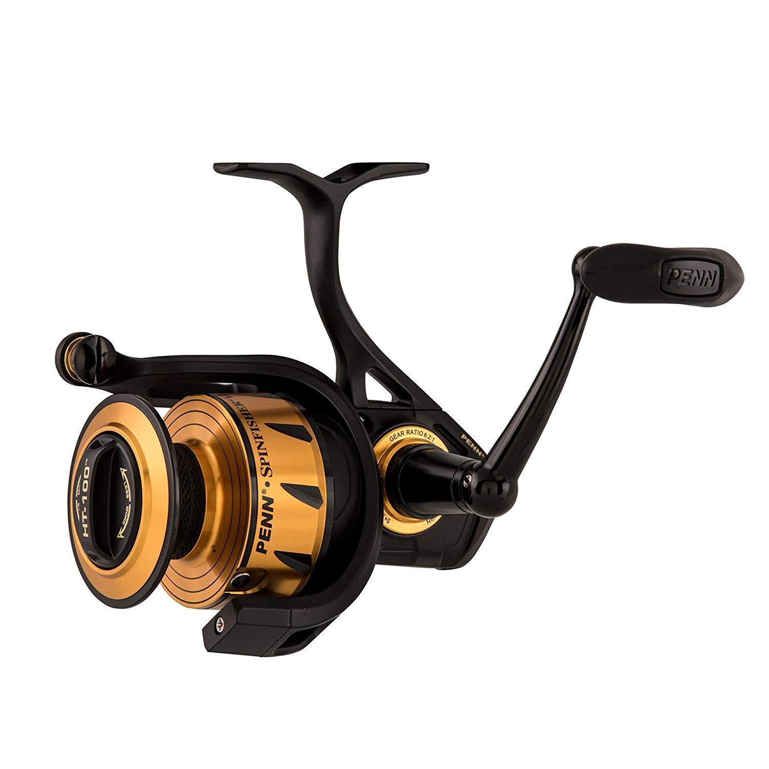 Penn Spinfisher VI Bailess Spinning Fishing Reel, CNC Gears, HT100 Drag, IPX5