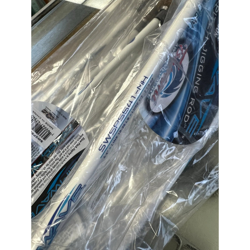 Tsunami Slim Wave White Jigging Spinning Rod