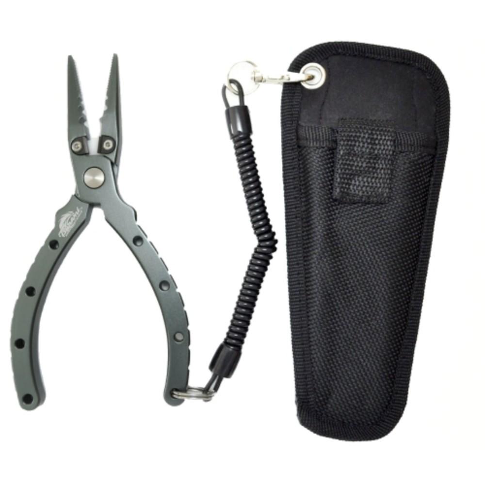 Tsunami Fishing Saltwater Fishing Pliers Titanium Aluminum 6.5" TSALP-65 Lanyar