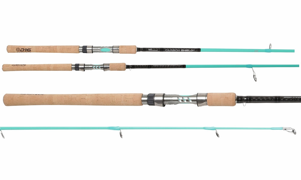 tsunami carbon shield ii casting rods TSCSHDCII701H-B Rod A tip strength increase of thirty percent and greatly improved sensitivity are just two of the important benefits found in the Tsunami Carbon Shield II rods Tsunami Carbon Shield II Conventional