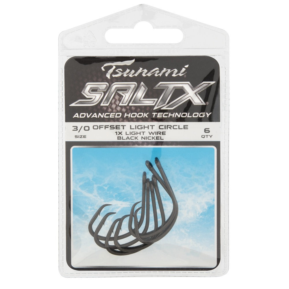 Tsunami SaltX Offset Light Circle Hook