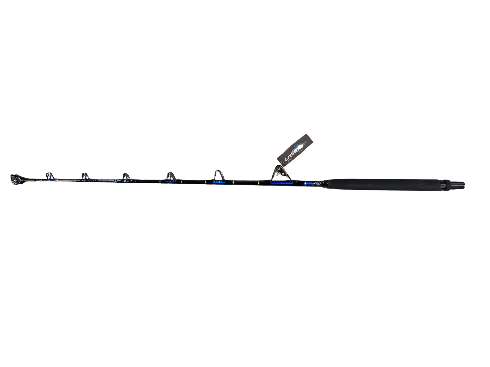 Crowder Rods SU5060 WRST UC 6' 50-80lb Bluewater Series Stand-Up/ Aftco Wind-On Roller Stripper and Top